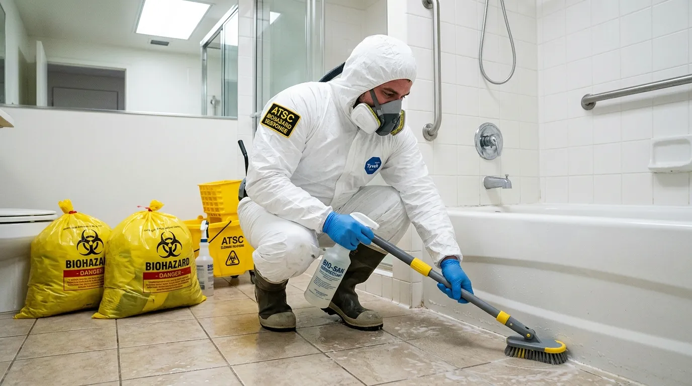 Decontamination equipment deployed for Blood Cleanup in Westford